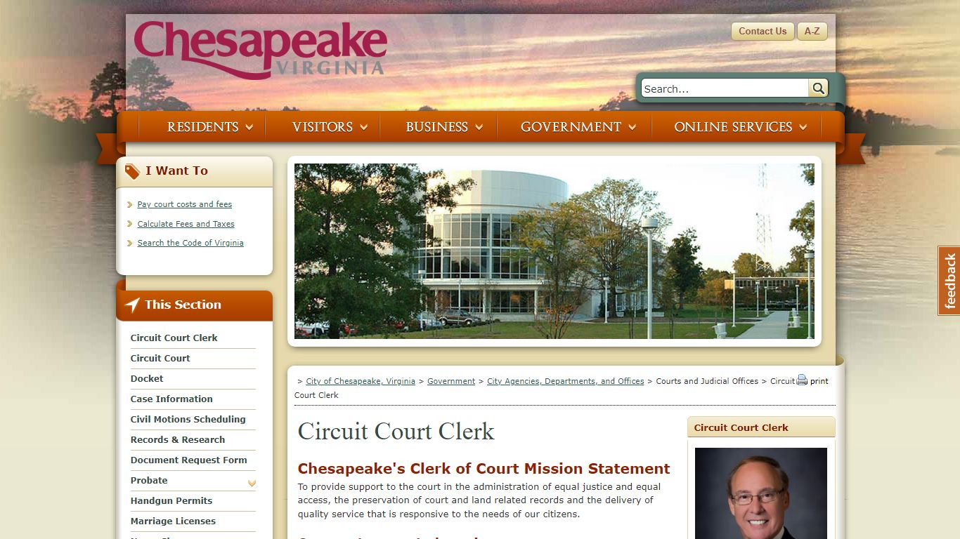 Chesapeake Circuit Court Clerk